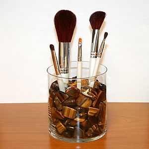 cosmetic brush holder