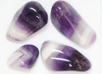 light purple and white crystal