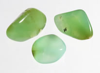 light green crystal with white spots