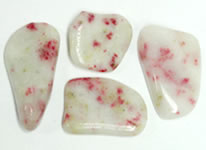 Pink and deals white crystal stone