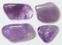 light purple tumbled stone