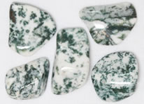 Types of hot sale green agate