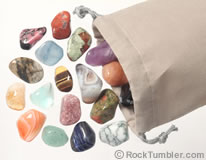 Stone Collection in a Treasure Bag