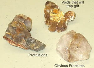 How to Select Tumbling Rocks - Gold Prospecting Mining Equipment Detectors  Snake Protection