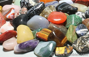 Bulk tumbled stones