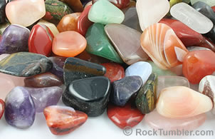 Tumble polished stones