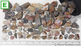 small rough rocks