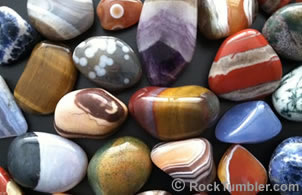 Tumble polished stones