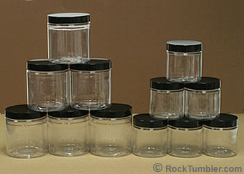 jars for tumbled stones