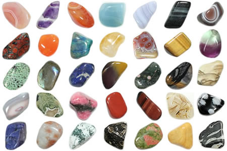 Tumbled stone varieties
