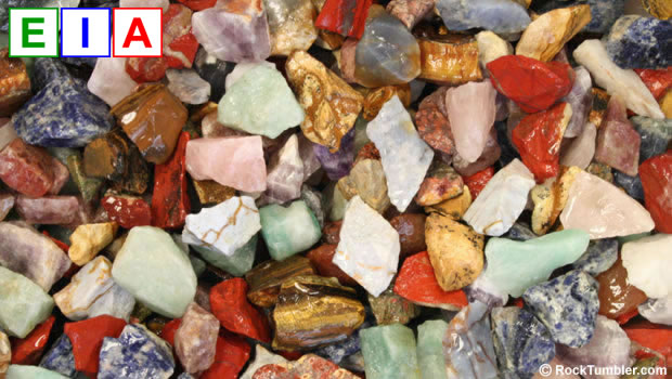 Mixed Rough Rocks For Tumbling