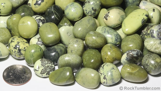 Peruvian Serpentine gemstones