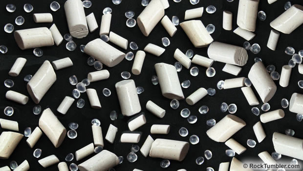 Rock Tumbling Media Supplies Plastic Pellets for Tumblers Filler Beads 3 LBS 