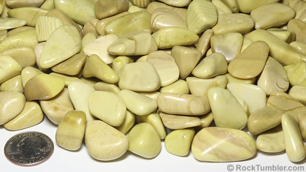 Yellow Serpentine gemstones
