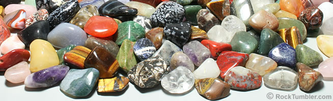 mixed tumbled stones