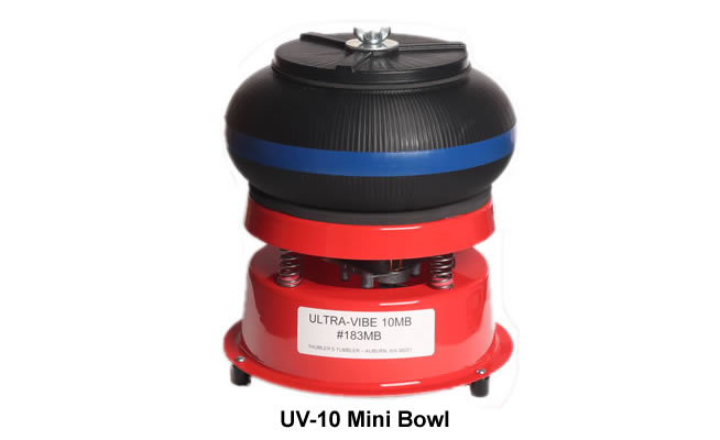 Thumler's model UV-10 Mini Bowl vibratory tumbler