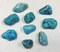 turquoise dyed howlite