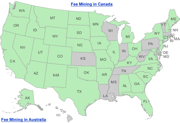 Fee mining collecting map