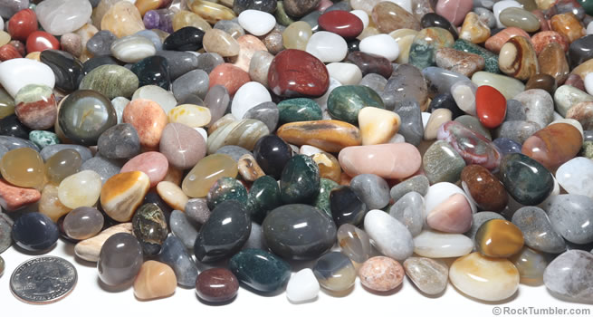 India Mix polished stones