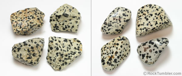 Before and after shot of tumbled rocks found in New Mexico. : r/rockhounds