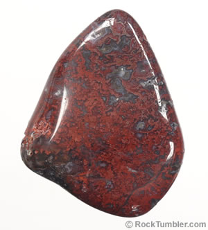 Moss agate in Brenda red