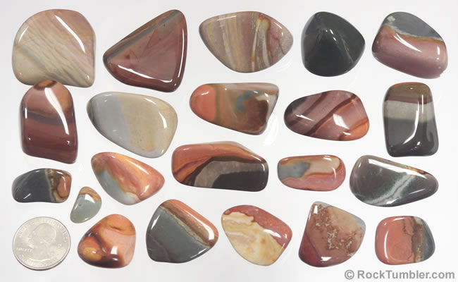 Tumbled Stones - polychrome jasper