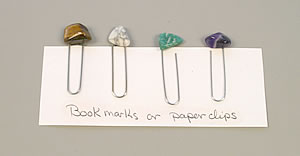 tumbled stone bookmarks